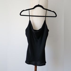 Zara Black cowl black top S